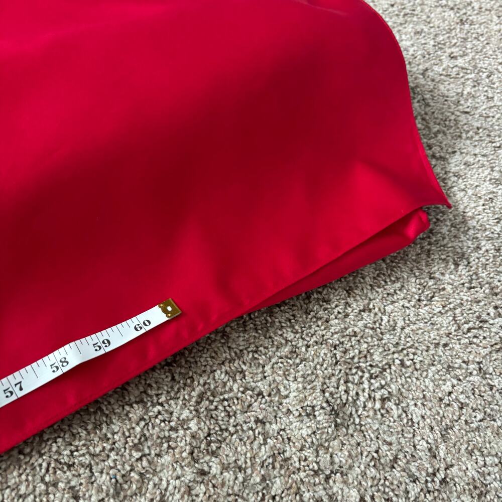 VTG Michelangelo Ruby Red Strapless Ball Gown Wit… - image 15